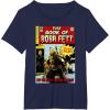 image:imageStar Wars The Book Of Boba Fett Comic Cover TShirtNavy Blue