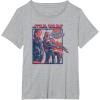 image:imageStar Wars The Book Of Boba Fett Fennec Shand Bounty Hunters TShirtHeather Grey
