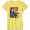 image:imageStar Wars The Book Of Boba Fett Fennec Shand Bounty Hunters TShirtLemon Yellow