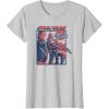 image:imageStar Wars The Book Of Boba Fett Fennec Shand Bounty Hunters TShirtSilver Grey