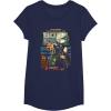 image:imageStar Wars The Book Of Boba Fett Fennec Shand Sunrise Logo TShirtNavy Blue
