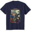 image:imageStar Wars The Book Of Boba Fett Fennec Shand Sunrise Logo TShirtNavy Blue
