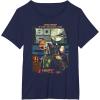image:imageStar Wars The Book Of Boba Fett Fennec Shand Sunrise Logo TShirtNavy Blue