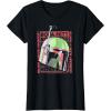 image:imageStar Wars The Book Of Boba Fett Helmet Text Stack TShirtBlack