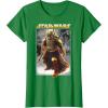 image:imageStar Wars The Book Of Boba Fett Photo Real Poster TShirtKelly Green