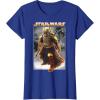 image:imageStar Wars The Book Of Boba Fett Photo Real Poster TShirtRoyal Blue