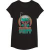 image:imageStar Wars The Book Of Boba Fett Vintage Helmet Logo V2 TShirtBlack