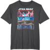 image:imageStar Wars Visions 9th Jedi Stacked Panels TShirtDark Heather Grey