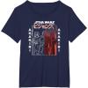 image:imageStar Wars Visions Akakiri Spit Poster TShirtNavy Blue