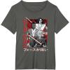 image:imageStar Wars Visions Anime Kanji Poster TShirtAsphalt Grey