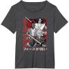 image:imageStar Wars Visions Anime Kanji Poster TShirtDark Heather Grey