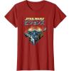 image:imageStar Wars Visions Boba Fett Jets Poster TShirtCranberry Red