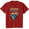 image:imageStar Wars Visions Boba Fett Jets Poster TShirtCranberry Red