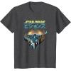 image:imageStar Wars Visions Boba Fett Jets Poster TShirtDark Heather Grey