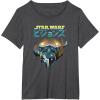 image:imageStar Wars Visions Boba Fett Jets Poster TShirtDark Heather Grey