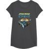 image:imageStar Wars Visions Boba Fett Jets Poster TShirtDark Heather Grey
