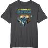 image:imageStar Wars Visions Boba Fett Jets Poster TShirtDark Heather Grey