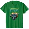 image:imageStar Wars Visions Boba Fett Jets Poster TShirtKelly Green