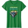 image:imageStar Wars Visions Boba Fett Jets Poster TShirtKelly Green