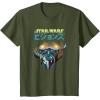 image:imageStar Wars Visions Boba Fett Jets Poster TShirtOlive Green
