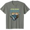 image:imageStar Wars Visions Boba Fett Jets Poster TShirtOlive Heather