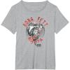 image:imageStar Wars Visions Boba Fett Kanji Poster TShirtHeather Grey