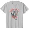 image:imageStar Wars Visions Boba Fett Kanji Poster TShirtSilver Grey