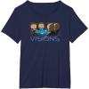 image:imageStar Wars Visions Cantina Character Poster TShirtNavy Blue