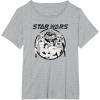 image:imageStar Wars Visions Dark Side Poster TShirtHeather Grey