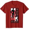 image:imageStar Wars Visions Droid Kanji Box Up TShirtCranberry Red