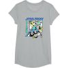 image:imageStar Wars Visions Kanji Slant Panels TShirtHeather Grey