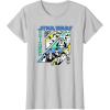 image:imageStar Wars Visions Kanji Slant Panels TShirtSilver Grey
