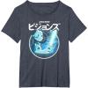 image:imageStar Wars Visions Light Saber Logo TShirtHeather Blue