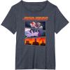 image:imageStar Wars Visions Panel Character Logo TShirtHeather Blue