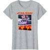 image:imageStar Wars Visions Panel Character Logo TShirtHeather Grey