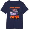 image:imageStar Wars Visions Panel Character Logo TShirtNavy Blue