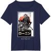 image:imageStar Wars Visions Samurai Box Up Poster TShirtNavy Blue