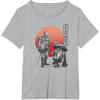 image:imageStar Wars Visions Samurai Droid Sunset TShirtHeather Grey