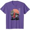 image:imageStar Wars Visions Samurai Droid Sunset TShirtPurple Heather