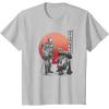 image:imageStar Wars Visions Samurai Droid Sunset TShirtSilver Grey