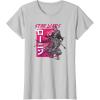 image:imageStar Wars Visions Samurai Grunge Logo TShirtSilver Grey