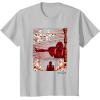 image:imageStar Wars Visions Showdown Panel Poster TShirtSilver Grey