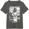 image:imageStar Wars Visions Simple Panel Poster TShirtAsphalt Grey