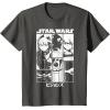 image:imageStar Wars Visions Simple Panel Poster TShirtAsphalt Grey