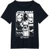 image:imageStar Wars Visions Simple Panel Poster TShirtBlack