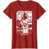 image:imageStar Wars Visions Simple Panel Poster TShirtCranberry Red