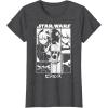 image:imageStar Wars Visions Simple Panel Poster TShirtDark Heather Grey