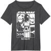 image:imageStar Wars Visions Simple Panel Poster TShirtDark Heather Grey