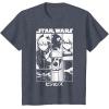 image:imageStar Wars Visions Simple Panel Poster TShirtHeather Blue