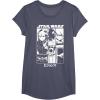 image:imageStar Wars Visions Simple Panel Poster TShirtHeather Blue
